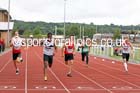 Mens under-20s 100 metres, EAP International Combined Events, Hexham Northumberland. Photo: David T. Hewitson/Sports for All Pics